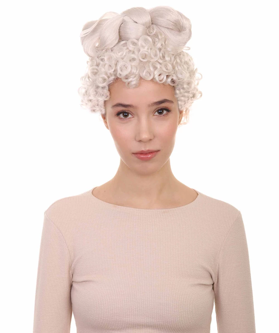 HPO Women's Ballerina Princess Wig | White TV/Movie Wigs | Premium Breathable Capless Cap 1 HPO Women's Ballerina Princess Wig | White TV/Movie Wigs | Premium Breathable Capless Cap