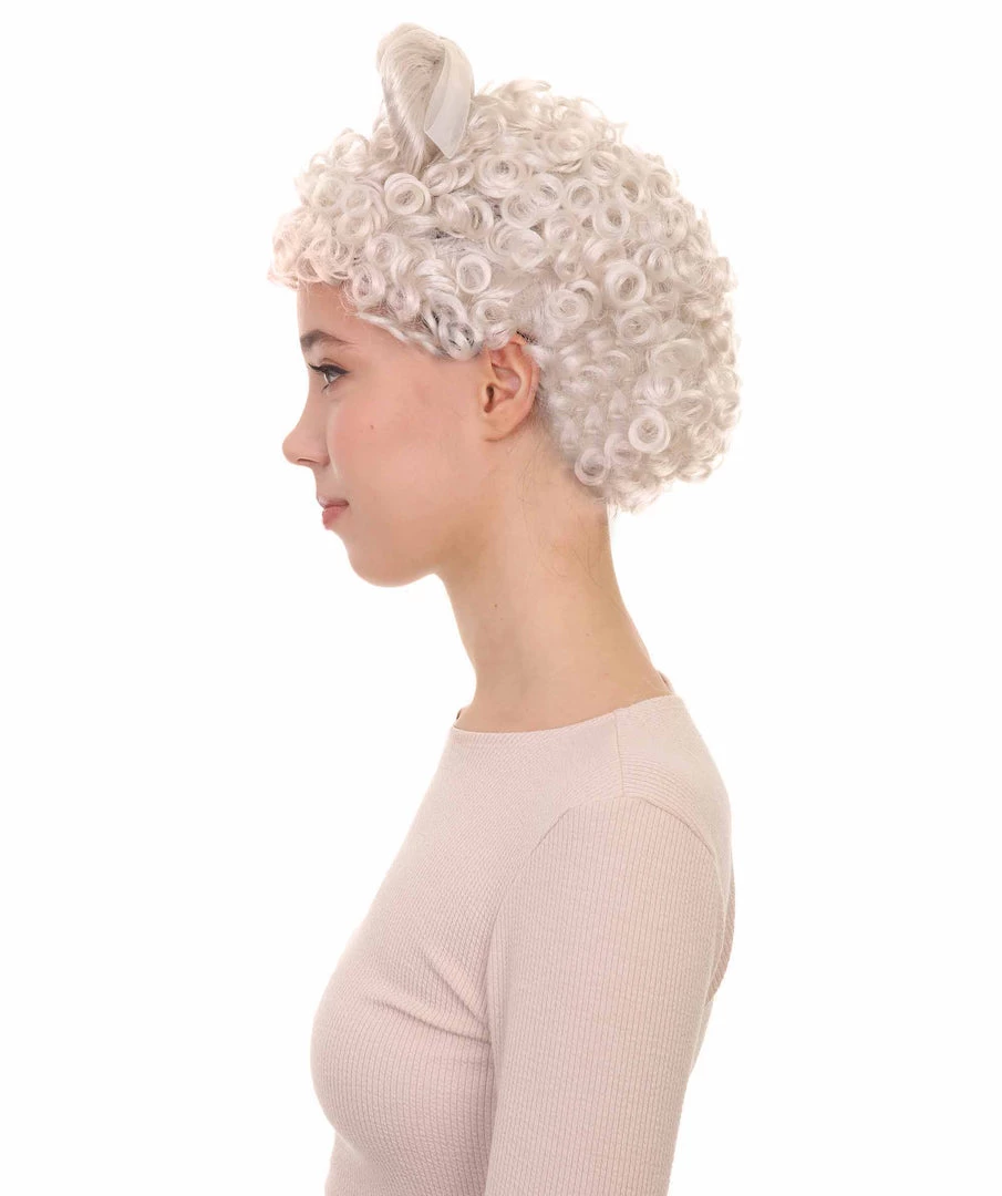 HPO Women's Ballerina Princess Wig | White TV/Movie Wigs | Premium Breathable Capless Cap 3 HPO Women's Ballerina Princess Wig | White TV/Movie Wigs | Premium Breathable Capless Cap