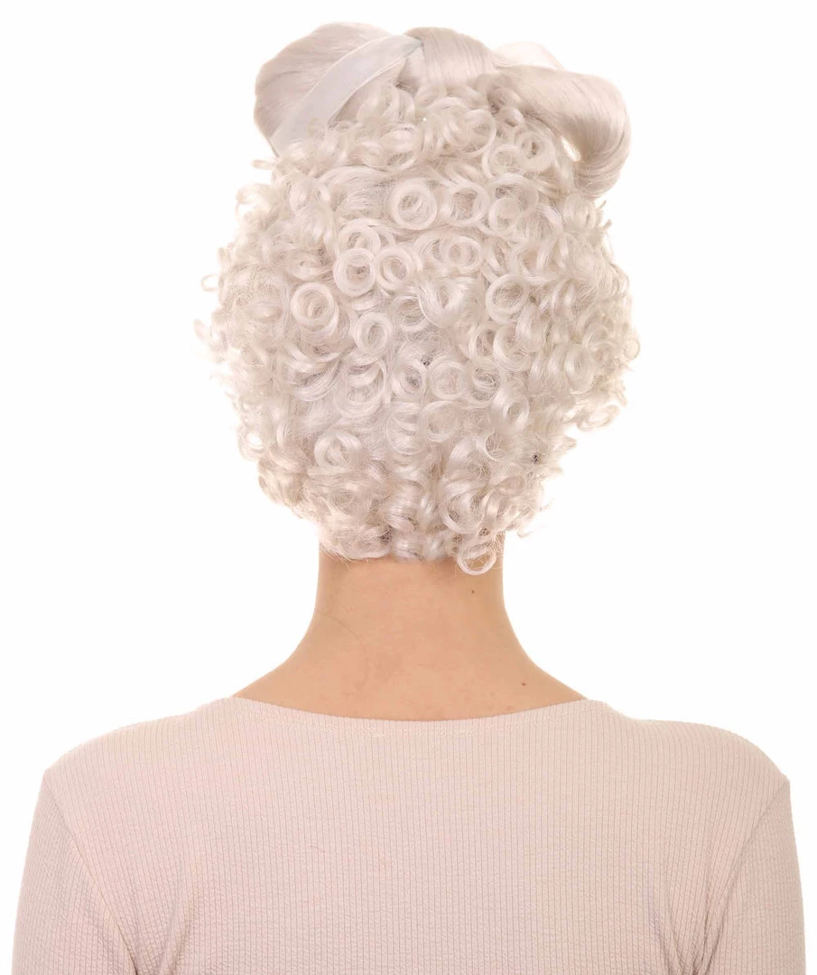 HPO Women's Ballerina Princess Wig | White TV/Movie Wigs | Premium Breathable Capless Cap 4 HPO Women's Ballerina Princess Wig | White TV/Movie Wigs | Premium Breathable Capless Cap