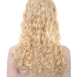 HPO Womens Renaissance Lady Wig | Blonde Historical Wigs | Premium Breathable Capless Cap Women's 12 HPO Womens Renaissance Lady Wig | Blonde Historical Wigs | Premium Breathable Capless Cap Women's