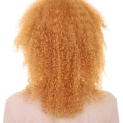 HPO Womens Afro Doll Wig | Orange Fashion Wigs | Premium Breathable Capless Cap 12 HPO Womens Afro Doll Wig | Orange Fashion Wigs | Premium Breathable Capless Cap
