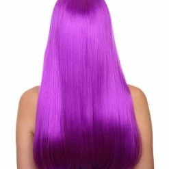 HPO Long Bob Womens Wig | Fancy Party Event Ready Halloween Wig (Lots Of Color Options) | Premium Breathable Capless Cap