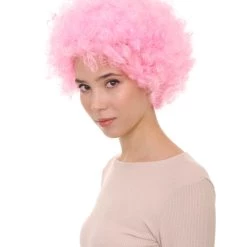 HPO Unisex Afro Wig | Party Event Ready Cosplay Multiple Color Options Halloween Wig Women's