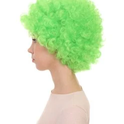 HPO Green Afro Unisex Wig | Super Size Jumbo Fancy Halloween Wig 25 HPO Green Afro Unisex Wig | Super Size Jumbo Fancy Halloween Wig