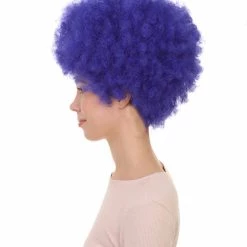 HPO Women's Unisex Afro Wig Collections | Jumbo Cosplay Halloween Wig (Lots Of Color) | Premium Breathable Capless Cap