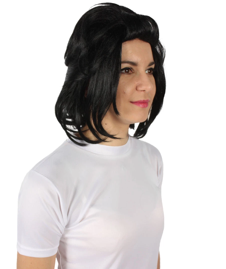 HPO Adult Women's Japanese Manga Eldian Gabi Short Black Wig 7 HPO Adult Women's Japanese Manga Eldian Gabi Short Black Wig