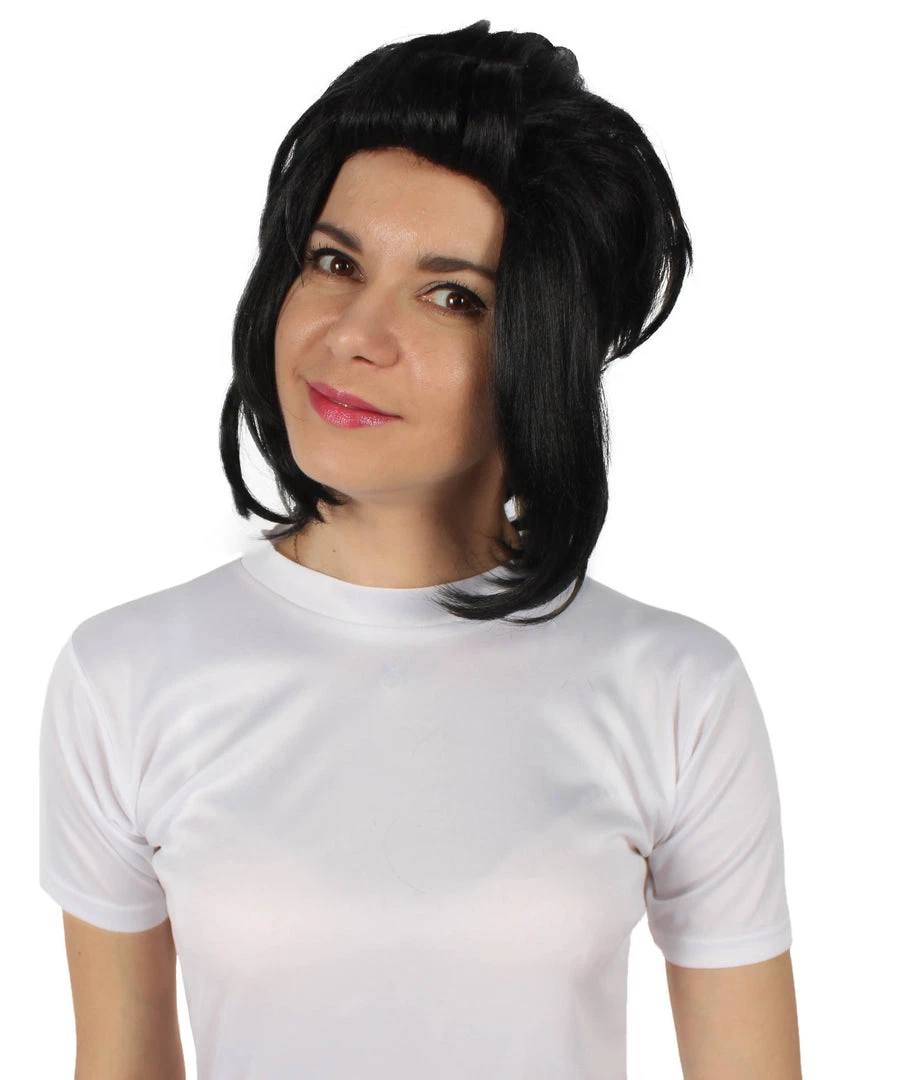 HPO Adult Women's Japanese Manga Eldian Gabi Short Black Wig 1 HPO Adult Women's Japanese Manga Eldian Gabi Short Black Wig