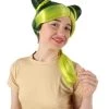 HPO Adult Women's Japanese Manga Anime Cujoh Stone Green Wig With Buns