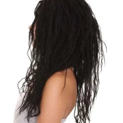 HPO Long Dreadlocks Style Black Womens Wig | Fashion Wigs | Premium Breathable Capless Cap Women's 11 HPO Long Dreadlocks Style Black Womens Wig | Fashion Wigs | Premium Breathable Capless Cap Women's
