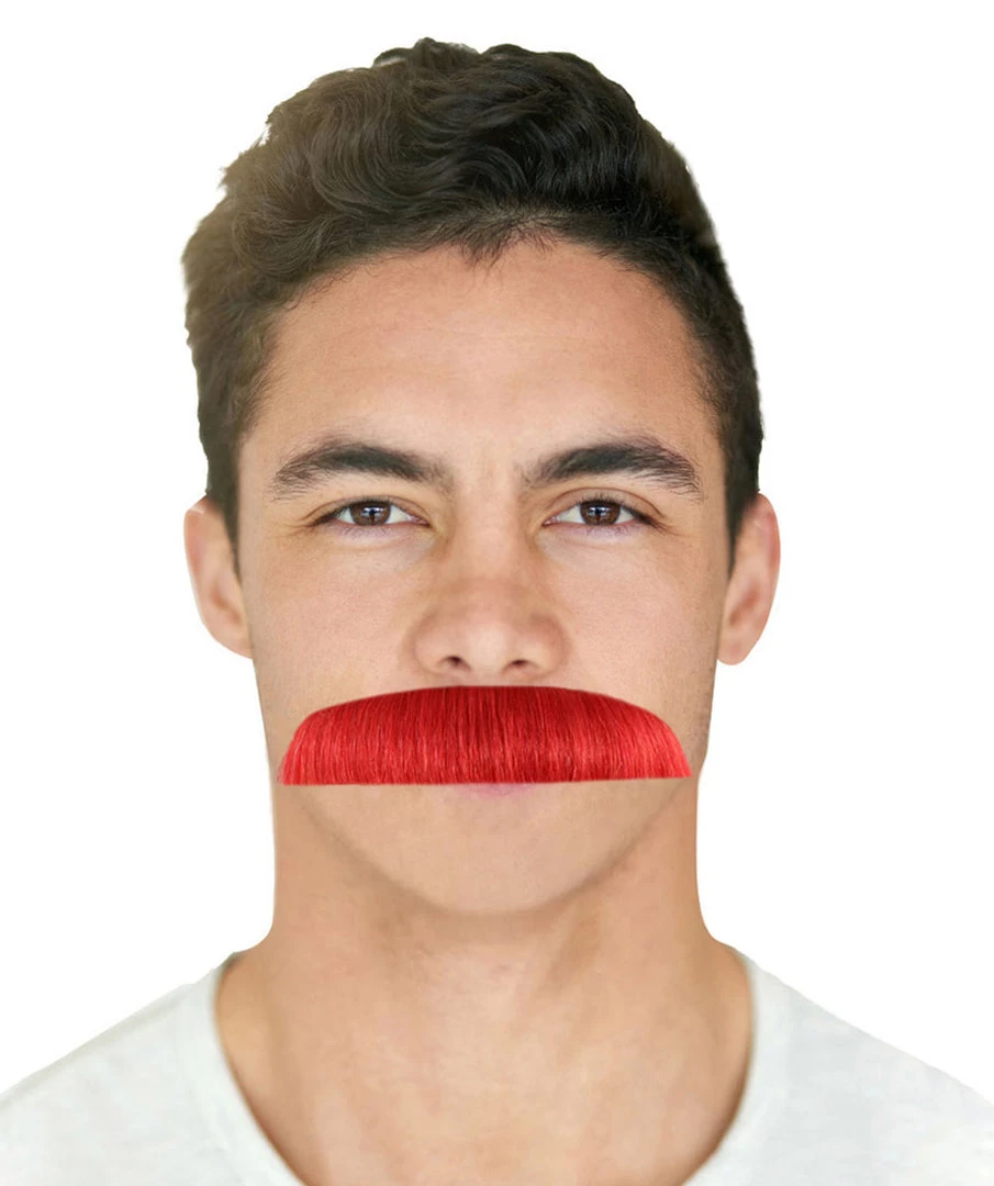 HPO Men's Mens Moustaches | Red 1 HPO Men's Mens Moustaches | Red