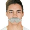 HPO Mens Moustaches | White