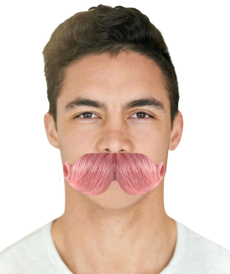 HPO Mens Moustaches | Pink Men's 1 HPO Mens Moustaches | Pink Men's