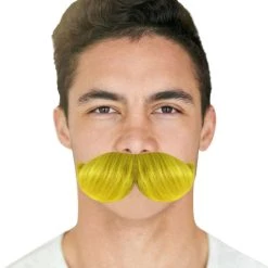 HPO Men's Mens Moustaches | Yellow