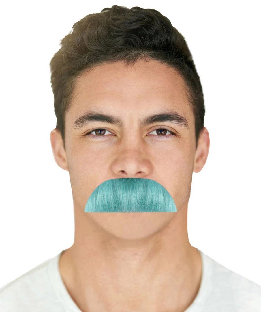 HPO Men's Mens Mustaches | Blue 1 HPO Men's Mens Mustaches | Blue