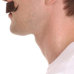 HPO Men's Hedgehog Curly Mustache