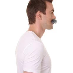 HPO Men's Doctor Eggman Robotnik Long Curly Mustache Multiple Color Options