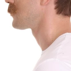 HPO Men's Doctor Eggman Robotnik Long Curly Mustache Multiple Color Options