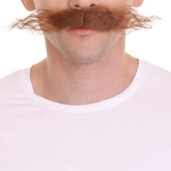 HPO Men's Doctor Eggman Robotnik Long Curly Mustache Multiple Color Options