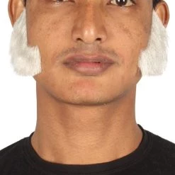 HPO Men's Mutton Chops Style Beard | White Cosplay Beard