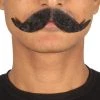 HPO Men's Hook Style Moustache Set | Black Cosplay Facial Hair