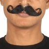 HPO Men's Rollie Fingers Style Moustache Set | Black Cosplay Facial Hair