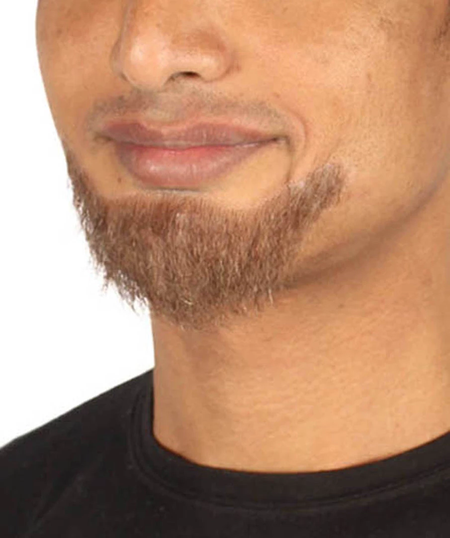 HPO Men's Goatee Style Beard Set | Brown Cosplay Facial Hair 2 HPO Men's Goatee Style Beard Set | Brown Cosplay Facial Hair