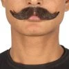 HPO Men's HandLebar Style Moustache Set | Mixed Black Cosplay Facial Hair