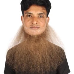 HPO Men's Long Beard Set | Brown Cosplay Facial Hair