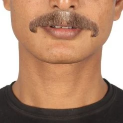 HPO Men's Stylish Moustache Set | Brown Cosplay Facial Hair