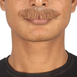 HPO Men's Stylish Moustache Set | Brown Cosplay Facial Hair