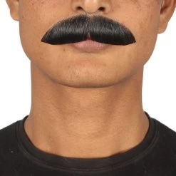 HPO Men's Stylish Moustache Set | Black Cosplay Facial Hair