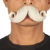 HPO Men's Stylish Moustache Set | White Cosplay Facial Hair