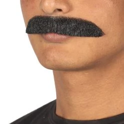 HPO Men's Stylish Moustache Set | Black Cosplay Facial Hair