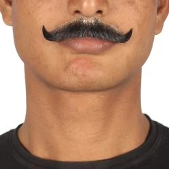 HPO Men's Stylish Moustache Set | Black Cosplay Facial Hair