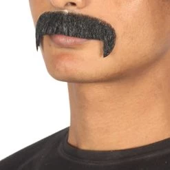 HPO Men's Stylish Moustache Set | Black Cosplay Facial Hair