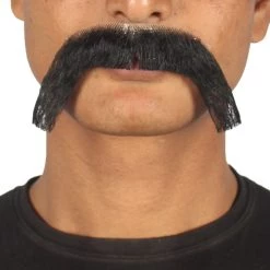 HPO Men's Stylish Moustache Set | Black Cosplay Facial Hair