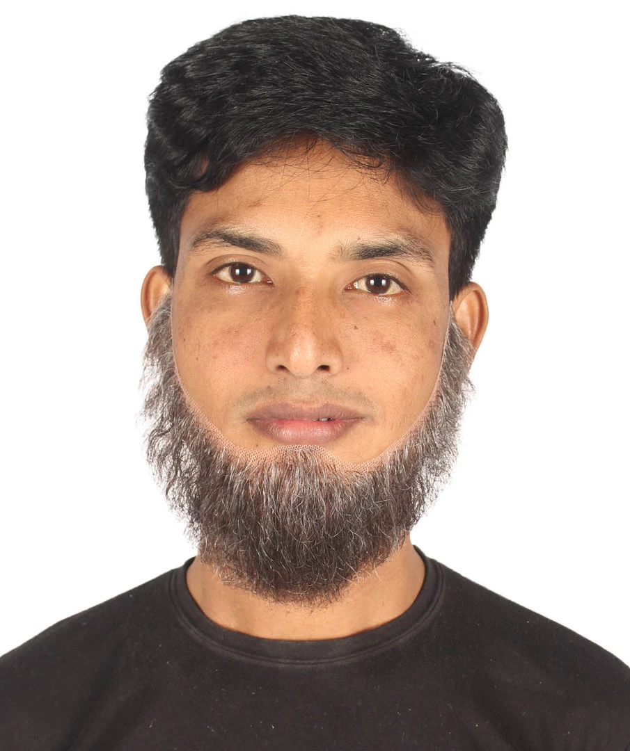 HPO Men's Chin Curtain Style Long Beard Set | Mixed Gray Cosplay Beard 1 HPO Men's Chin Curtain Style Long Beard Set | Mixed Gray Cosplay Beard