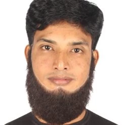 HPO Men's Chin Curtain Style Long Beard Set | Black Cosplay Beard Set