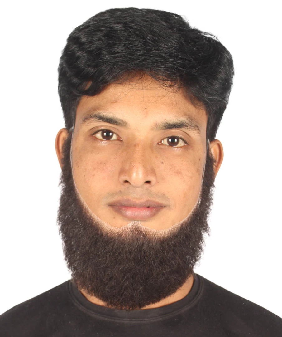 HPO Men's Chin Curtain Style Long Beard Set | Black Cosplay Beard Set 1 HPO Men's Chin Curtain Style Long Beard Set | Black Cosplay Beard Set