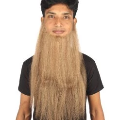 HPO Men's Long Beard Set | Brown Cosplay Facial Hair