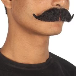 HPO Men's Stylish Moustache Set | Black Cosplay Facial Hair
