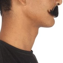 HPO Men's Stylish Moustache Set | Black Cosplay Facial Hair