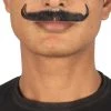 HPO Men's Stylish Moustache Set | Black Cosplay Facial Hair