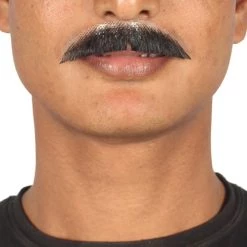 HPO Men's Stylish Moustache Set | Black Cosplay Facial Hair