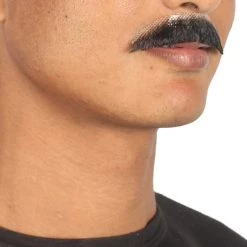 HPO Men's Stylish Moustache Set | Black Cosplay Facial Hair