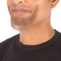 Men's Dutch Mid Length Human Hair Long Beard | Facial Hair Multiple Colors Option | HPO