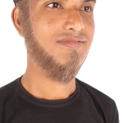 Men's Anchor Human Hair Short Length Beard | Brown Facial Hair | HPO 5 Men's Anchor Human Hair Short Length Beard | Brown Facial Hair | HPO