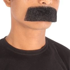 Men's Borat Human Hair Mustache | Facial Hair Multiple Colors Option | HPO 47 Men's Borat Human Hair Mustache | Facial Hair Multiple Colors Option | HPO