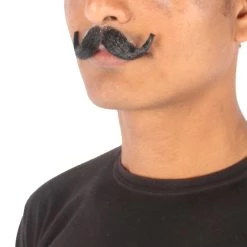 Men's Imperial Synthetic Hair Mustache | Facial Hair Multiple Color Options | HPO