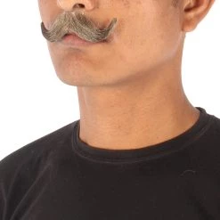 Men's Imperial Synthetic Hair Mustache | Facial Hair Multiple Color Options | HPO